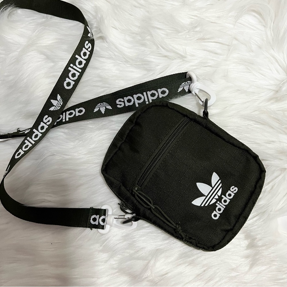 adidas crossbody bag | dark green